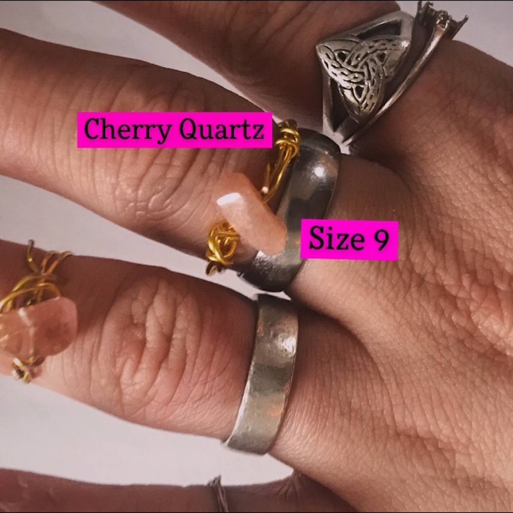 Cherry Quartz Ring